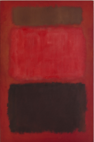 Mark Rothko, Browns and Blacks in Reds, 1957, oil on canvas, 91 x 60 inches (231.1 x 152.4 cm)&nbsp;&copy; 1998 by Kate Rothko Prizel and Christopher Rothko