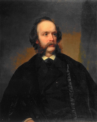Charles Loring Elliot,&amp;nbsp;Frederic Edwin Church, 1866, oil on canvas, 34 x 27 inches (86.4 x 68.6 cm), New York State Office of Parks, Recreation, and Historic Preservation, Olana State Historic Site, Taconic Region. 1981.4